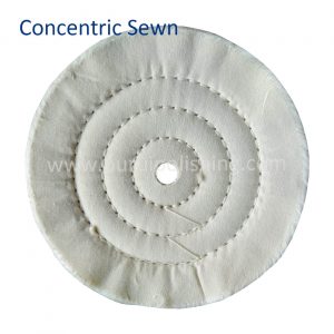 Concentric Sewn of Cotton Buffing Wheel