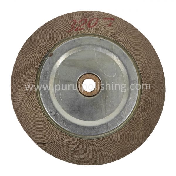 abrasive flap wheel with wooden center