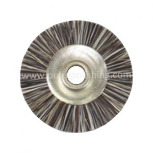 Unmounted Grey Bristle Wheel