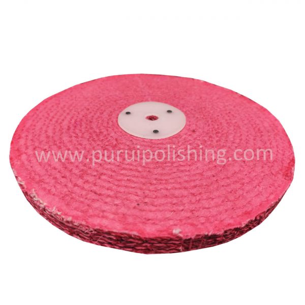Pink Treated Sisal Buffing Wheel