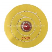 yellow 5 inch buffing wheel