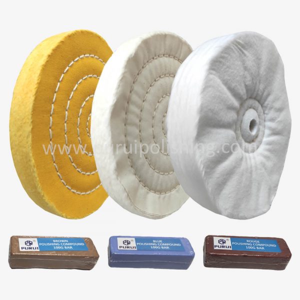 6 Inch Buffing Wheel Kit for Bench Grinder