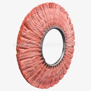 Alternative view of Red Sisal Finger Buffs-Medium