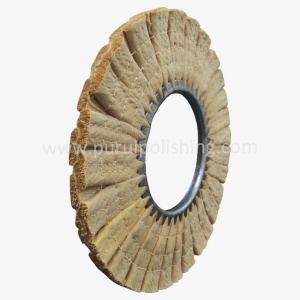 Alternative view of Yellow Sisal Finger Buffs-Soft