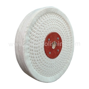 Alternative view of Stitched White Cotton Buffing Wheel