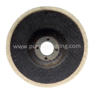 Felt Polishing Disc With Fibreglass Backing