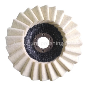 Felt Polishing Flap Disc With Fibreglass Backing
