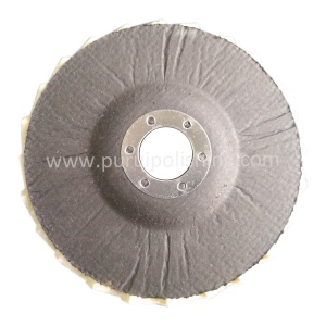 Alternative view of Felt Polishing Flap Disc With Fibreglass Backing