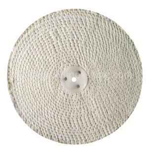Sisal Polishing Wheel With Plastic Washer-Sisal Cloth And Cotton Cloth