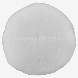 Wool Polishing Bonnet with Hook and Loop