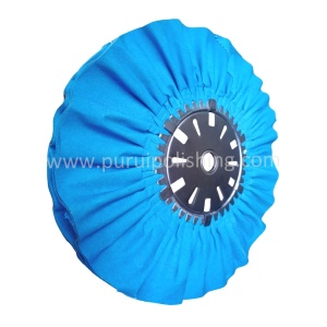 Alternative view of Bias Blue Airway Buffing Wheels With Steel Center-For Very Heave-Duty Cutting