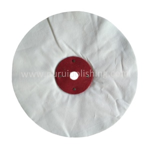 Bleached Loose Leaf Cotton Buffing Wheel With Washer