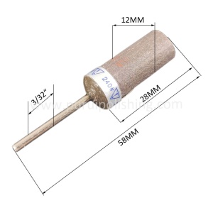 Alternative view of Aluminium oxide Cartridge Rolls With Mandrel