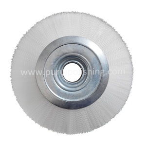 Non Abrasive Nylon Wheel Brush For Bench Grinder