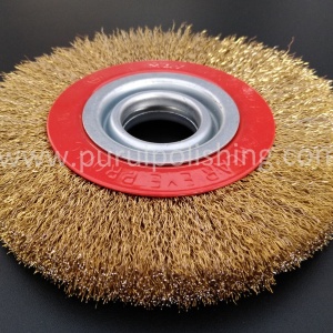 Alternative view of Steel Wire Brush Wheel for Bench Grinder
