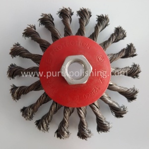 Twisted Knot Wire Brush for Angle Grinder
