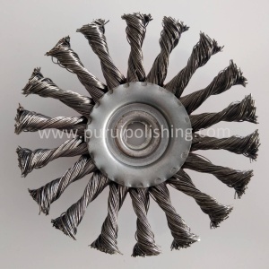 Alternative view of Twisted Knot Wire Brush for Angle Grinder