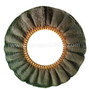 Open Face Black Treated Sisal Airway Buffing Wheels With Steel Center