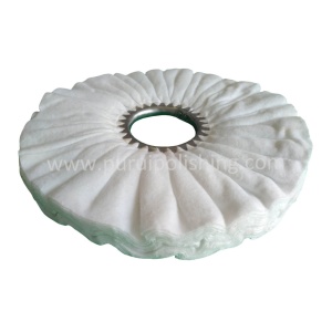 Alternative view of Bias Flannel Airway Buffing Wheels With Steel Center