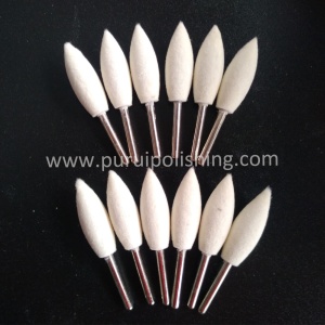 Oliva-Shaped Mounted Felt Bobs