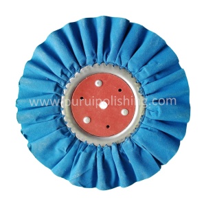 Bias Blue Airway Buffing Wheels With Cardboard Center