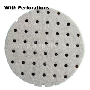 Alternative view of Felt Polishing Pad With Velcro