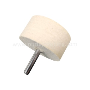Alternative view of Felt Polishing Wheel for Drill with 1/4" Shank, Medium, Hard