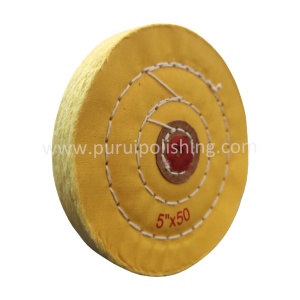 Alternative view of 5 Inch Buffing Wheel, Coarse Yellow, Fine White
