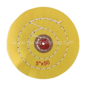 5 Inch Buffing Wheel, Coarse Yellow, Fine White