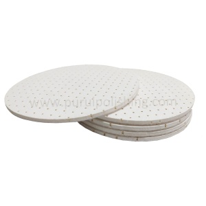 Alternative view of Rayon Glass Polishing Pad With Velcro And Perforations Medium