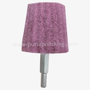 Alternative view of Goblet Mounted Non Woven Abrasive Wheel with 1/4 Inch Shank
