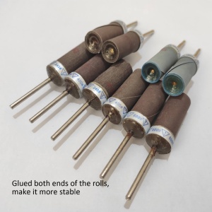 Alternative view of 10 PCS Abrasive Cartridge Rolls Kit with 3/32 Inch Shank
