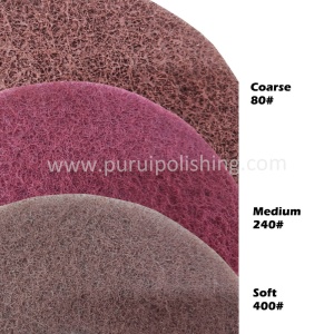 Alternative view of 3PC 6 Inch Non Woven Polishing Wheel Kit