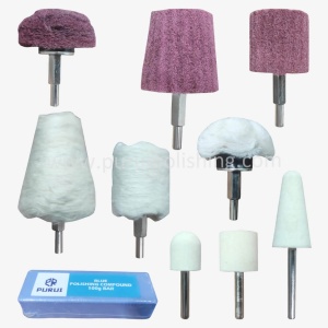 10PC kovová leštící sada pro vrták