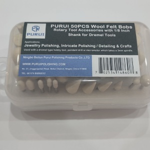Alternative view of 50PCS Felt Bobs Dremel Polishing Kit