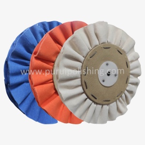 3PC 8 Inch Airway Buffing Wheel Kit for Polishing Stainless Steel, Aluminum & Brass