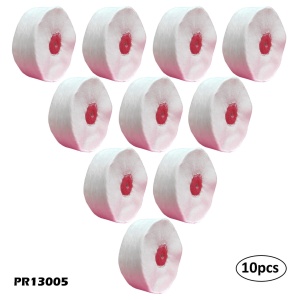 3" x 70Ply Loose Leaf Cotton Buffing Wheel with Red Glue Center, Pack of 10