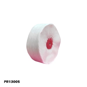 Alternative view of 3" x 70Ply Loose Leaf Cotton Buffing Wheel with Red Glue Center, Pack of 10