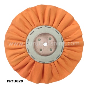 Alternative view of 10" x 36Ply Orange Airway Buffing Wheel, 3/8 Inch Arbor Hole
