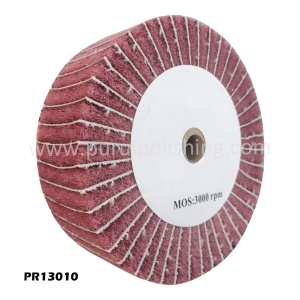 6" x 45mm x 5/8" Arbor Hole Mixed Non Woven Flap Wheel With 240# Sandpaper